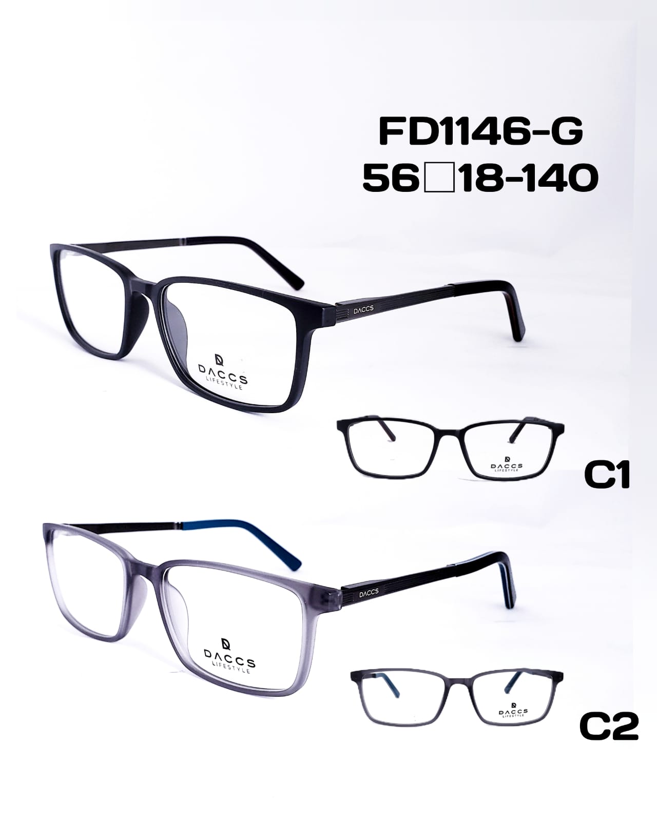 Óculos de Grau FD1146-G — Daccs Eyewear
